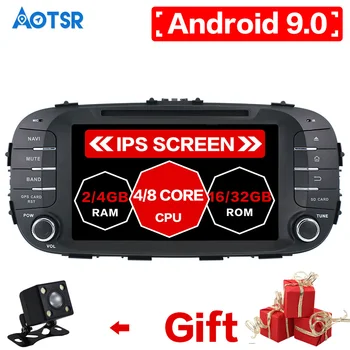 Aotsr Android 9,0 кола DVD плейър главното устройство магнитолы стерео За 2014 KIA Soul + стерео радио главното устройство мултимедиен плеър